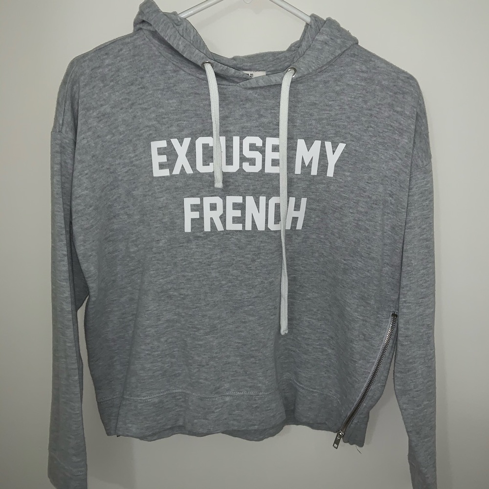 Rue 21 cropped Hoodie